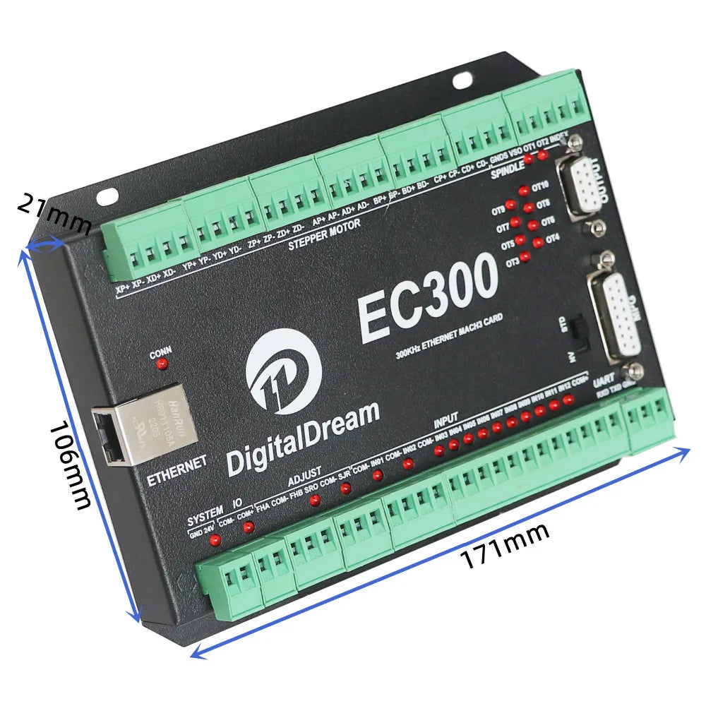 EC300 5/6-Axis Ethernet CNC Controller Board