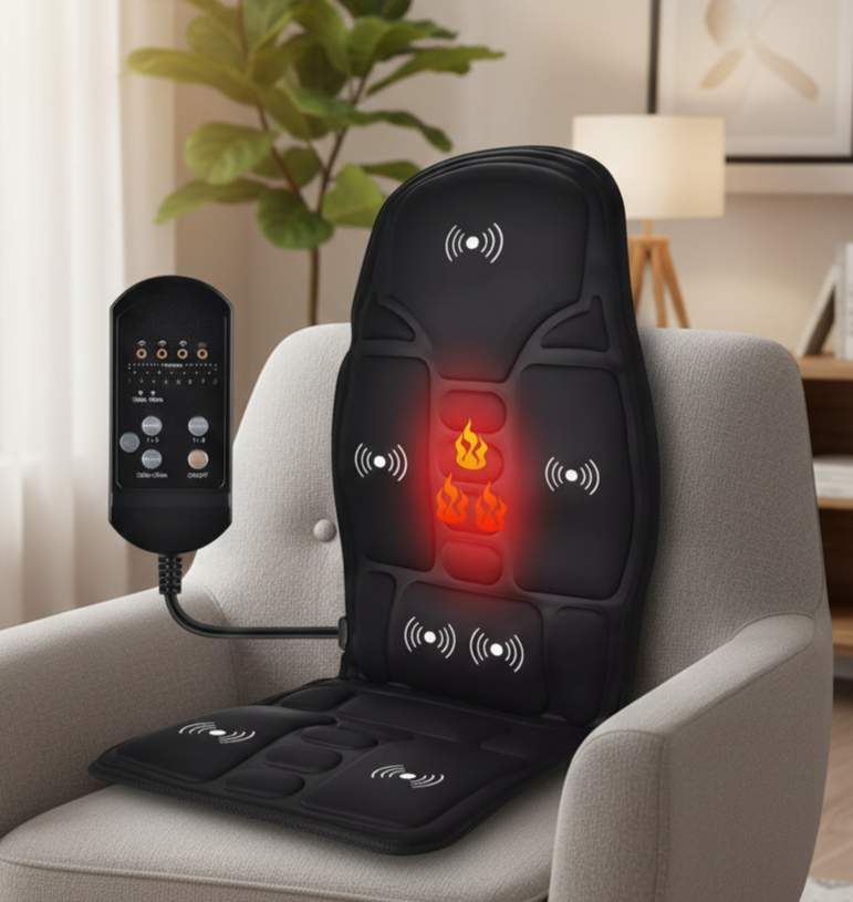 Full Body Electric Massage Cushion – Heat & Vibration