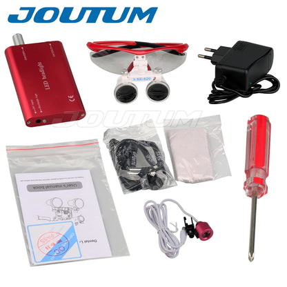 3.5X/2.5X Binocular Dental & Surgical Loupes with LED Headlight