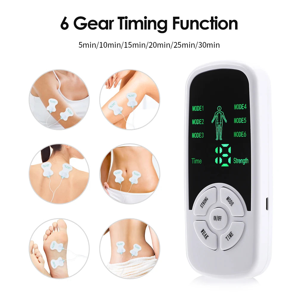 EMS Electric Muscle Stimulator with Electrode Gloves