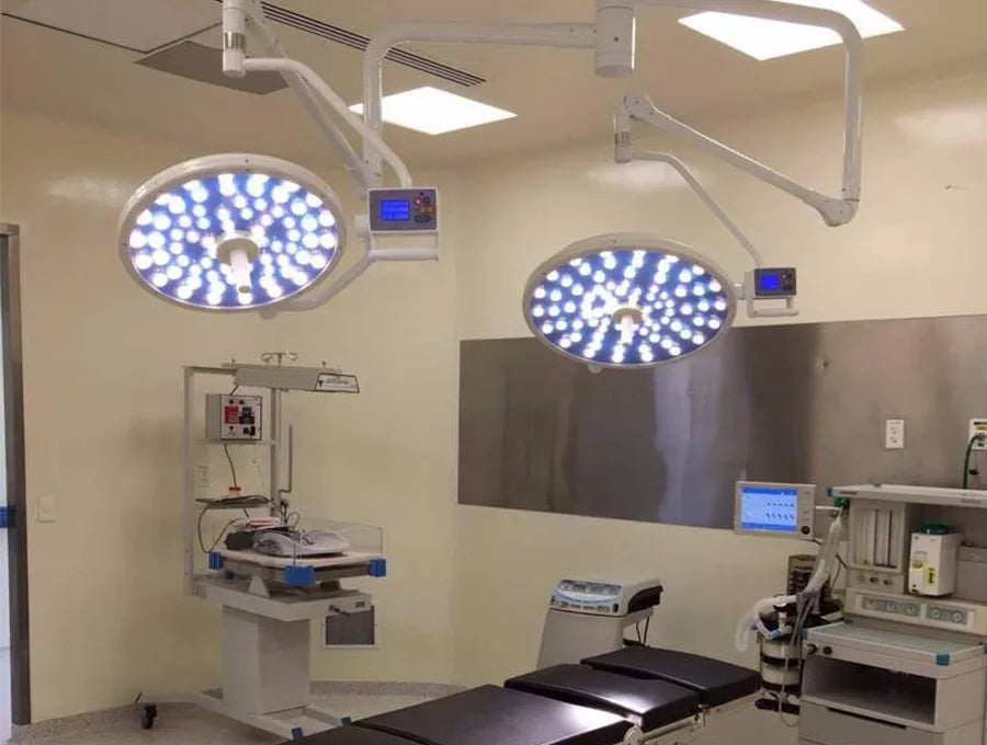 LED Ceiling-Mounted Surgical Light with Camera System