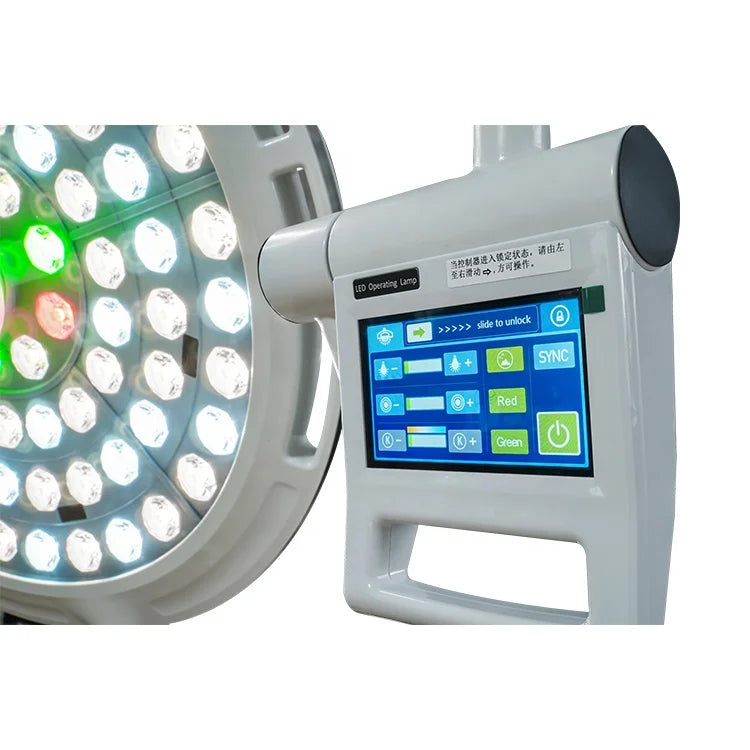 LED Ceiling-Mounted Surgical Light with Camera System