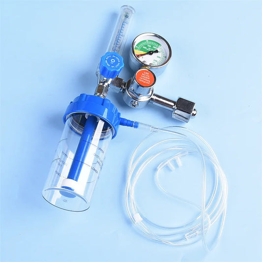 Oxygen Regulator Inhalator Meter Pressure Reducing Valve Reducing Pressure Flow Meter Gauge