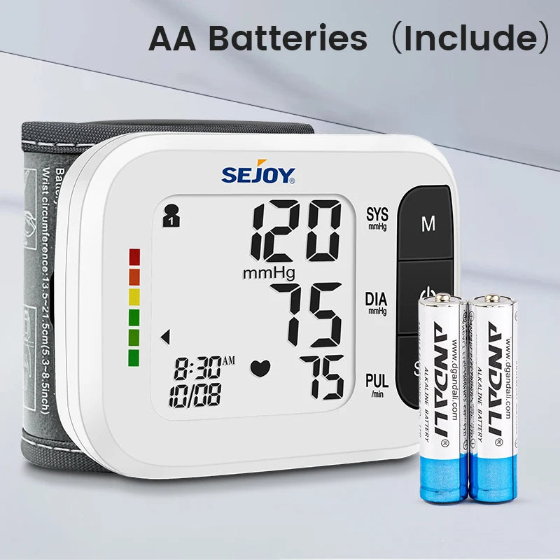 Digital Wrist Blood Pressure Monitor & Finger Pulse Oximeter