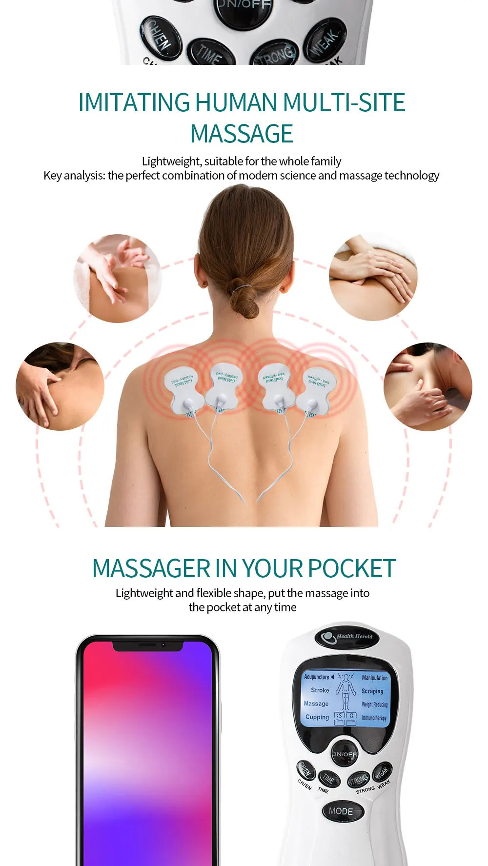 TENS & EMS Electric Muscle Stimulator