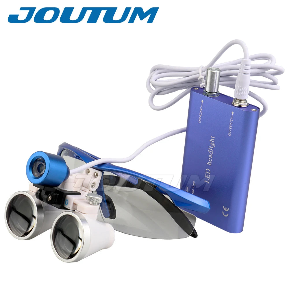 3.5X/2.5X Binocular Dental & Surgical Loupes with LED Headlight