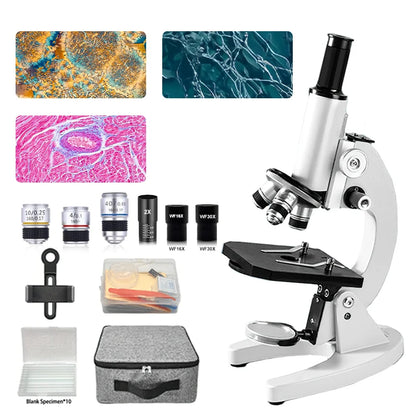 Monocular Optical Microscope (64X–2400X)