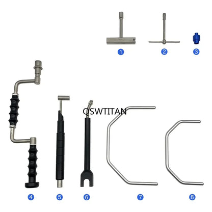 Orthopedic External Fixator Instrument Set for Lower Limb Surgery – Veterinary & Medical Use
