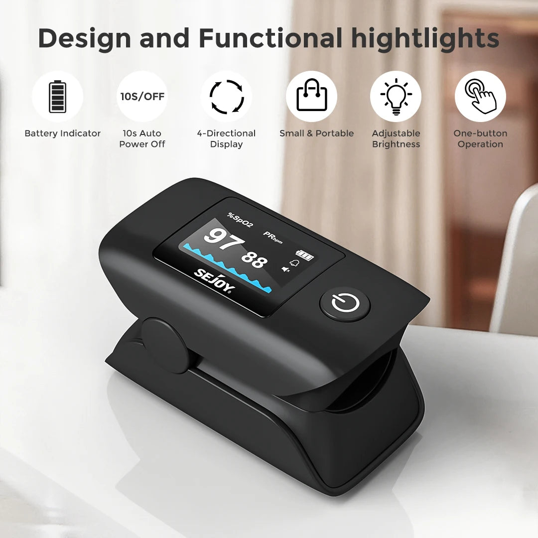 Digital Wrist Blood Pressure Monitor & Finger Pulse Oximeter