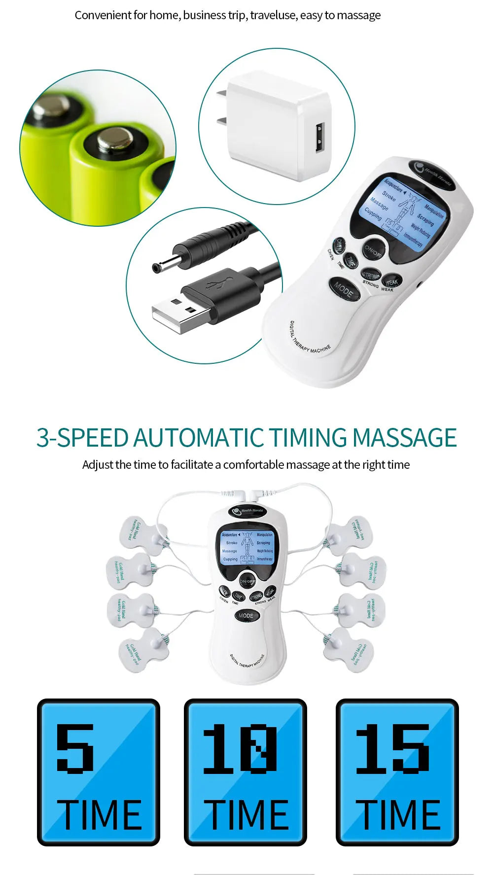 TENS & EMS Electric Muscle Stimulator