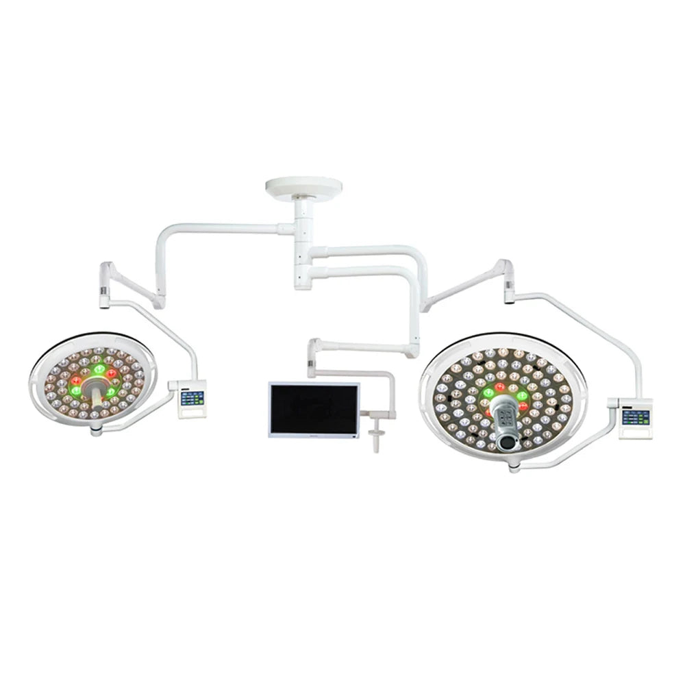 LED Ceiling-Mounted Surgical Light with Camera System