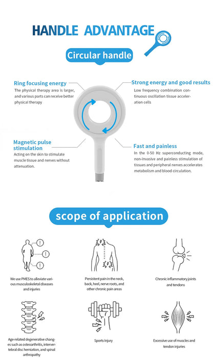Professional EMTT Therapy Machine (PEMF Magnetotherapy)