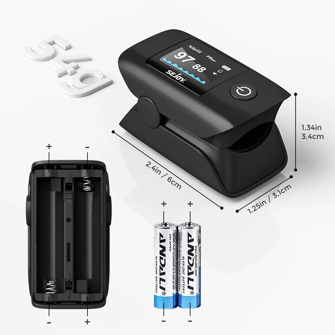 Digital Wrist Blood Pressure Monitor & Finger Pulse Oximeter