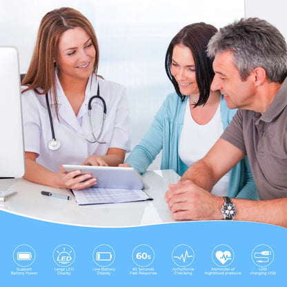 Digital Wrist Blood Pressure Monitor & Finger Pulse Oximeter