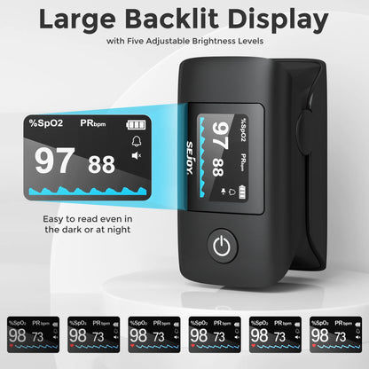 Digital Wrist Blood Pressure Monitor & Finger Pulse Oximeter