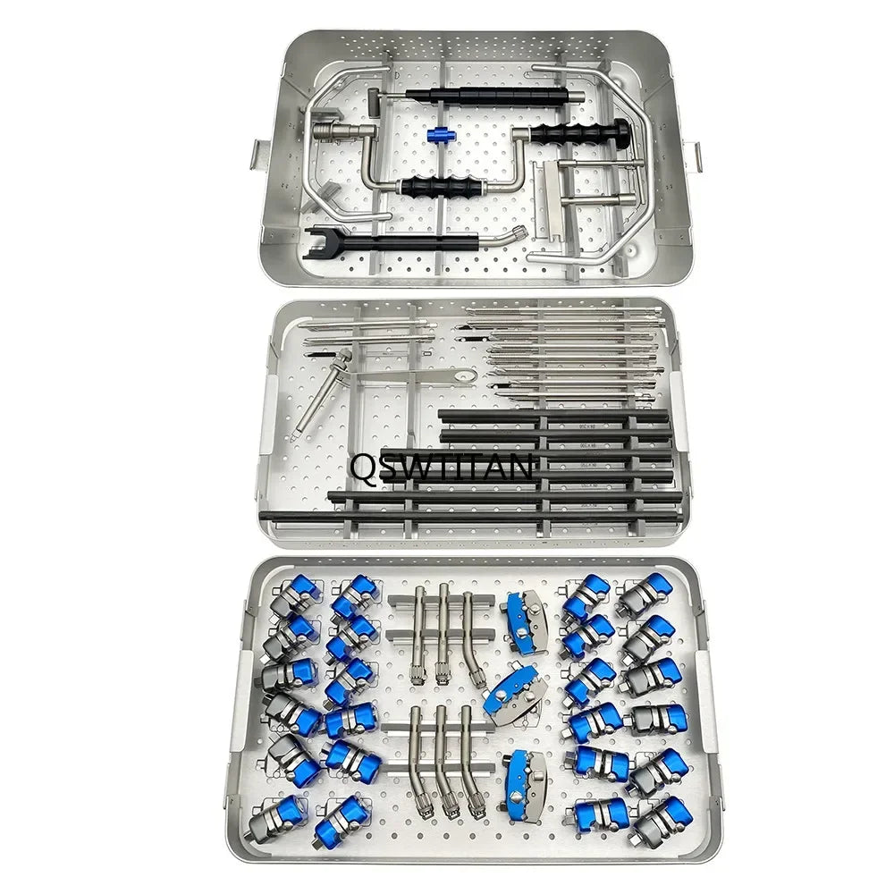 Orthopedic External Fixator Instrument Set for Lower Limb Surgery – Veterinary & Medical Use