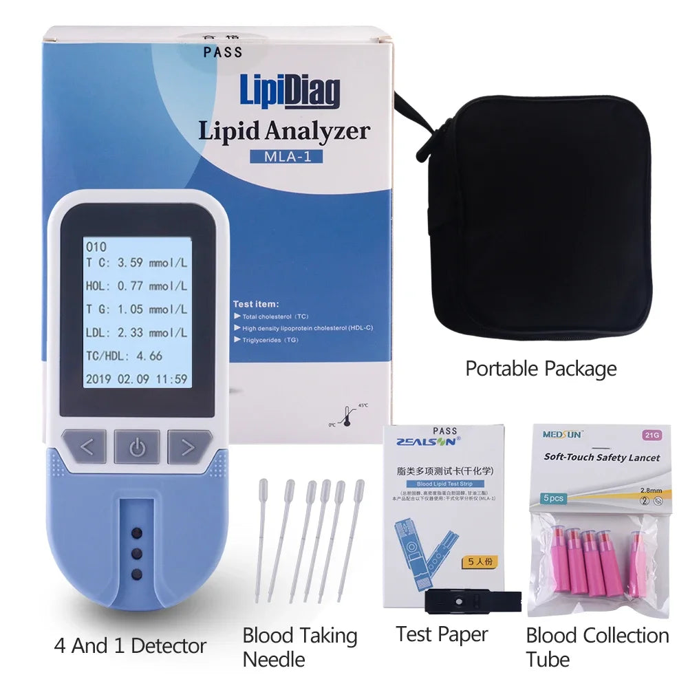 Digital Lipid Analyzer with Test Strips