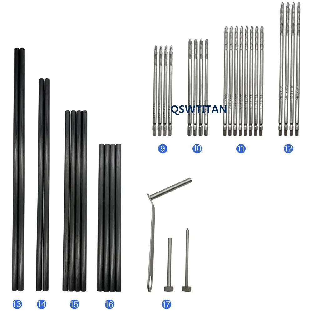 Orthopedic External Fixator Instrument Set for Lower Limb Surgery – Veterinary & Medical Use