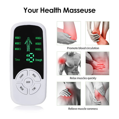 EMS Electric Muscle Stimulator with Electrode Gloves
