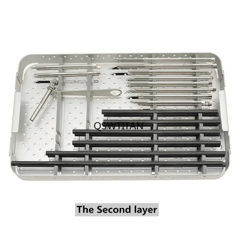 Orthopedic External Fixator Instrument Set for Lower Limb Surgery – Veterinary & Medical Use