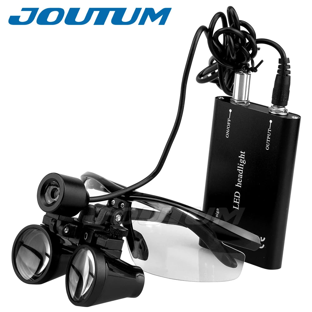 3.5X/2.5X Binocular Dental & Surgical Loupes with LED Headlight