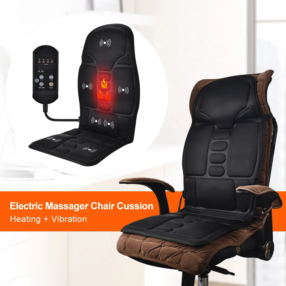 Full Body Electric Massage Cushion – Heat & Vibration