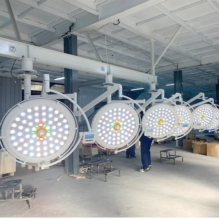 LED Ceiling-Mounted Surgical Light with Camera System