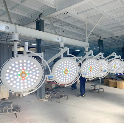 LED Ceiling-Mounted Surgical Light with Camera System