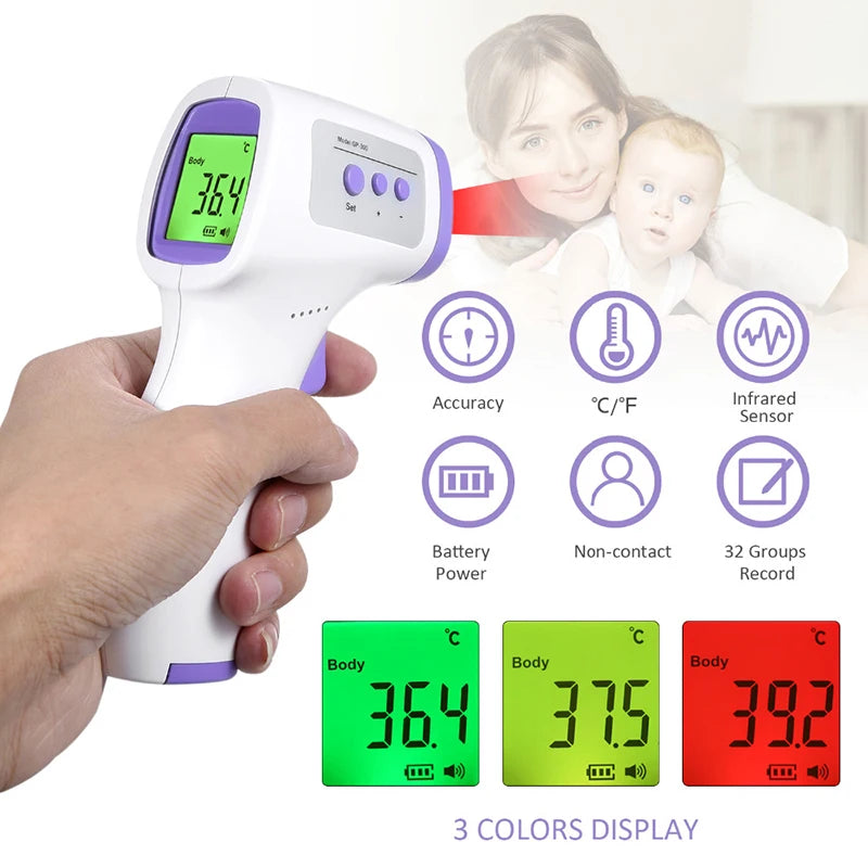 Non-Contact Infrared Forehead Thermometer