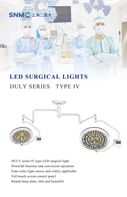 LED Ceiling-Mounted Surgical Light with Camera System