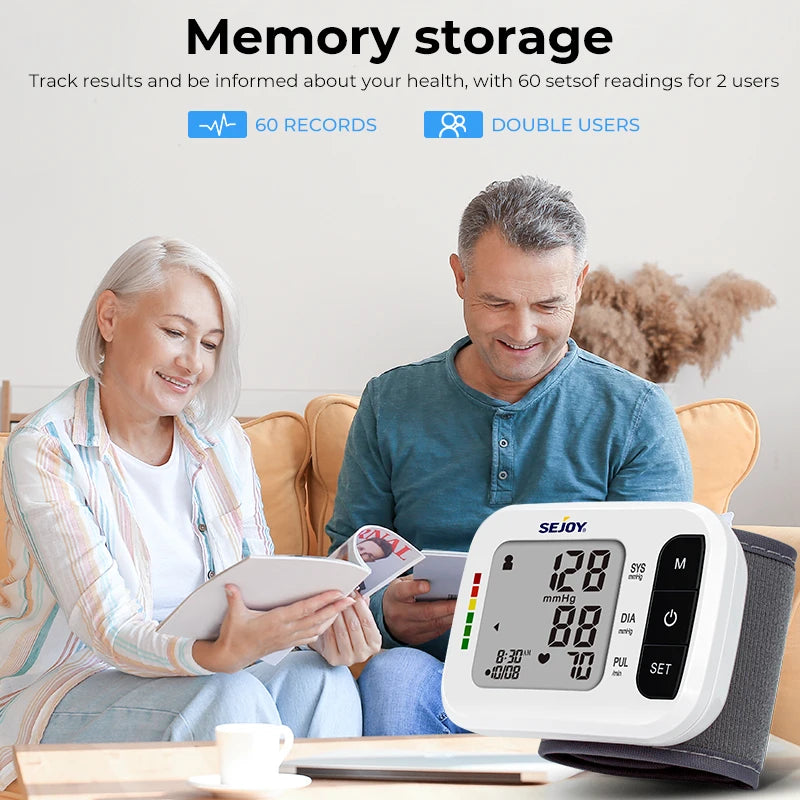 Digital Wrist Blood Pressure Monitor & Finger Pulse Oximeter