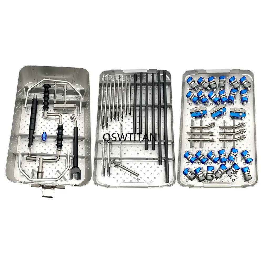 Orthopedic External Fixator Instrument Set for Lower Limb Surgery – Veterinary & Medical Use