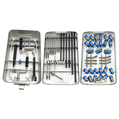 Orthopedic External Fixator Instrument Set for Lower Limb Surgery – Veterinary & Medical Use