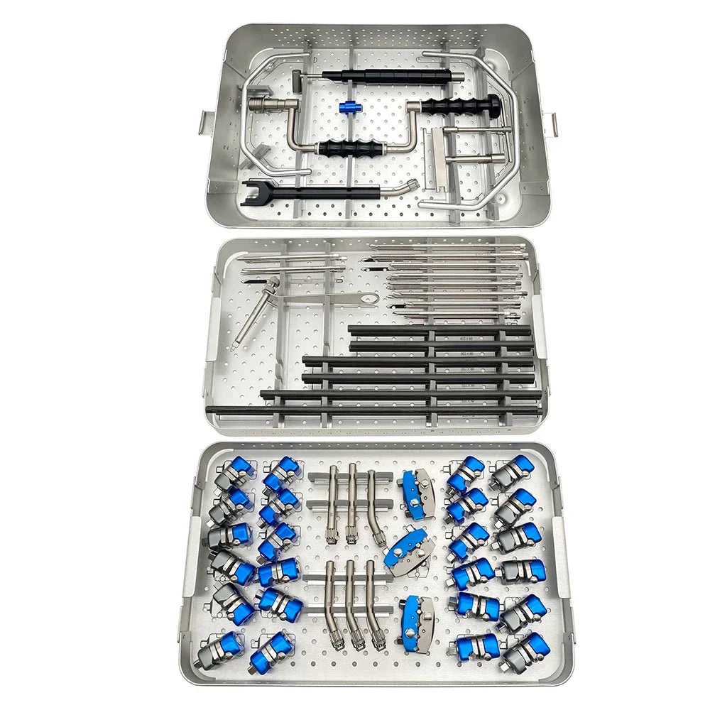 Orthopedic External Fixator Instrument Set for Lower Limb Surgery – Veterinary & Medical Use